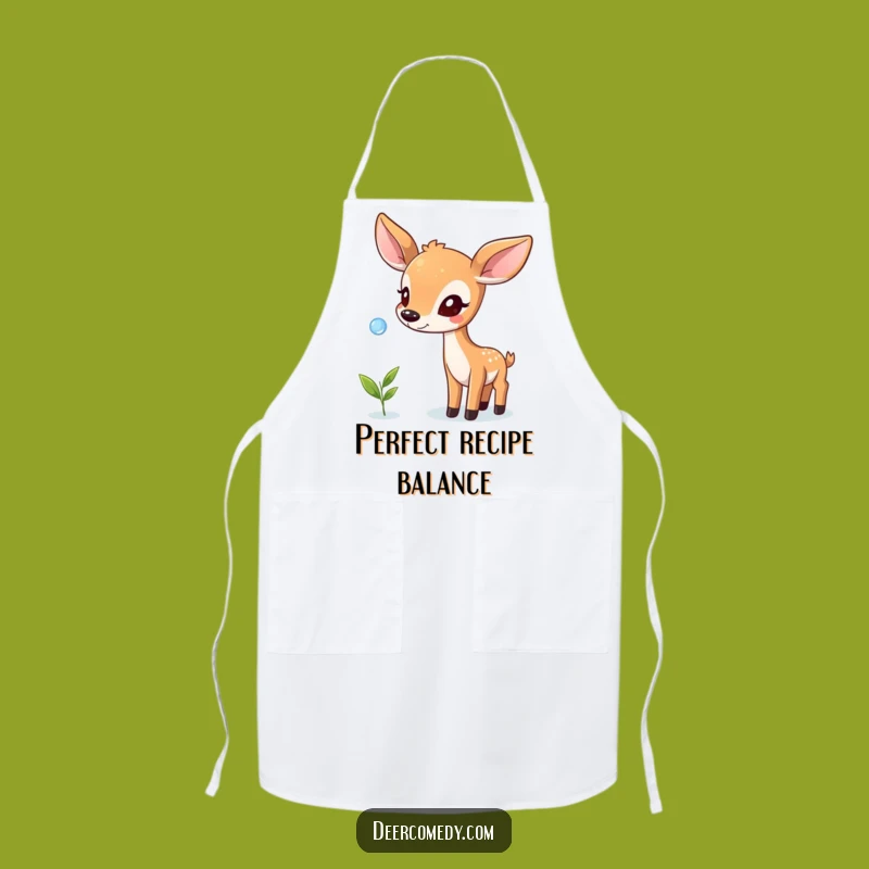 Funny Balancing Deer Apron: Cook with Delicate Precision and Fun
