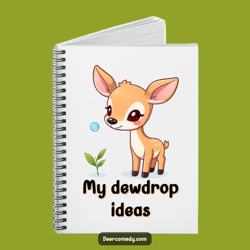 Funny Balancing Deer Notebook: Jot Down Thoughts with Gentle Focus