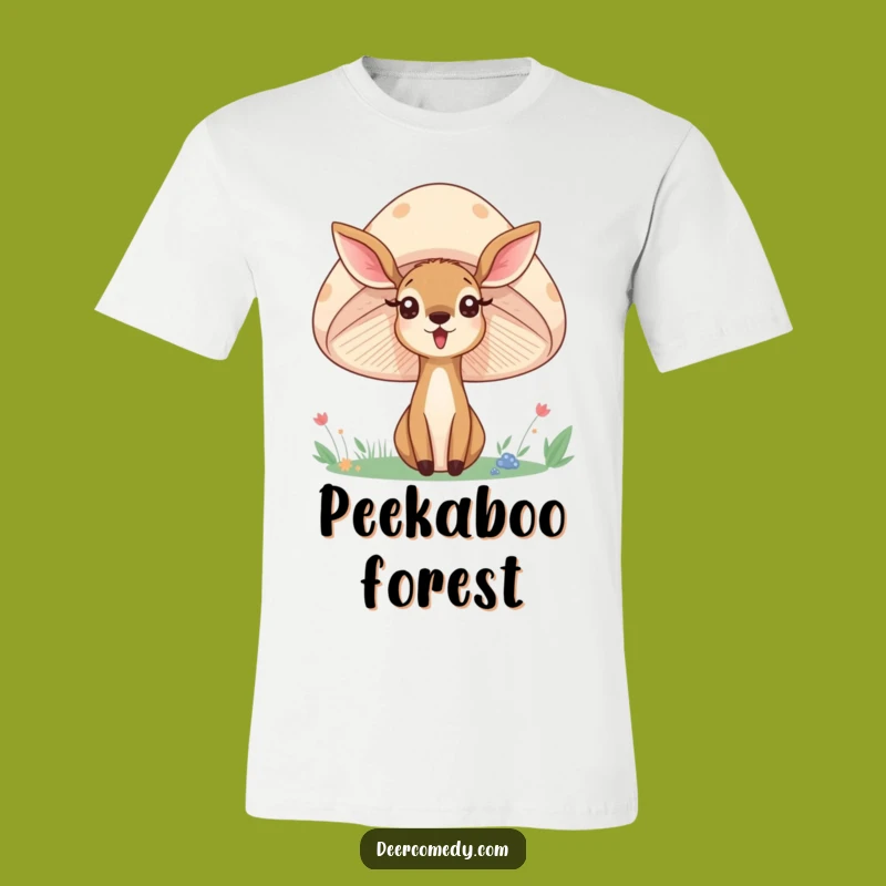 Funny Surprised Deer T-Shirt: Woodland Whimsy and Humorous Encounters